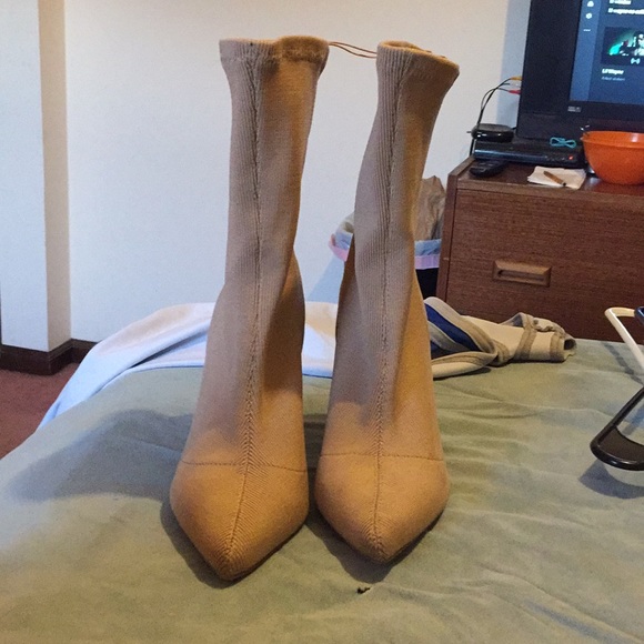 Beige Boot Heels - Picture 2 of 2